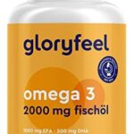 Test: Omega 3 Kapseln – Hochdosiert mit 2000mg Fischöl, 1000mg EPA & 500mg DHA pro Tagesdosis (in Triglycerid-Form) – Essentielle Fettsäuren aus Anchovis – Laborgeprüft in Deutschland hergestellt