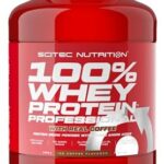 Test: Scitec Nutrition 100% Whey Protein Professional mit extra zusätzlichen Aminosäuren und Verdauungsenzymen, glutenfrei, 2.35 kg, Eis Kaffee