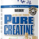 Test: WEIDER Pure Creatine Kreatin Pulver hochdosiert, mit ultrafeinem Creapure Kreatin Monohydrat Pulver zu Leistungssteigerung im Sport, Muskelaufbau Pulver, 600 g